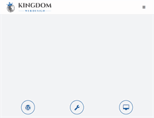 Tablet Screenshot of kingdomwebdesign.com